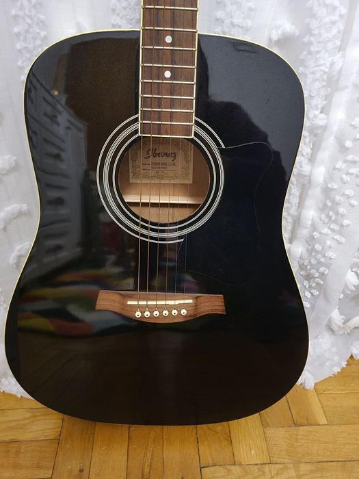Chitară acustică Ibanez V50NJP-BKN (Black Night) + husă originală