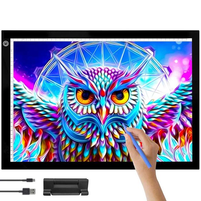 Tablă luminoasă A3 pentru pictura cu diamant