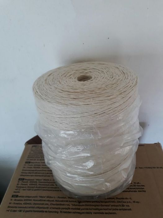 Шпагат из лубяных волокон