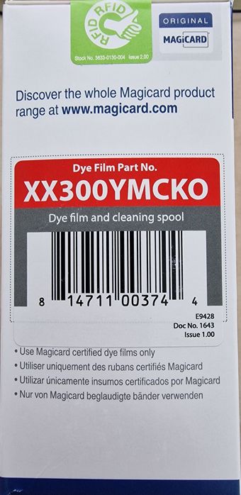 Vand Magicard ribon color XX300YMCKO