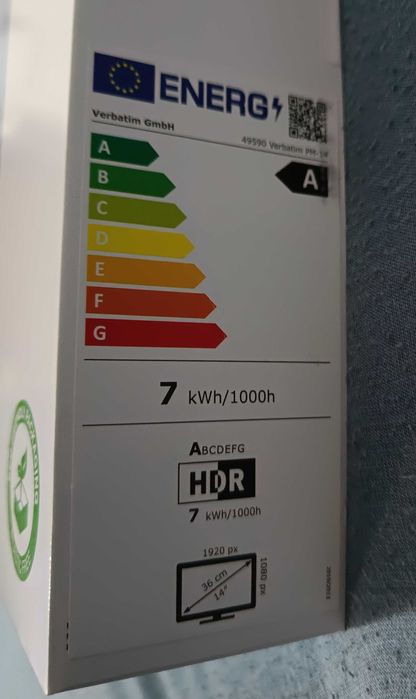 Monitor portabil Verbatim PM-14 Full HD (1920x1080)