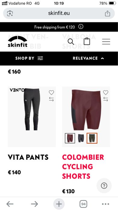 Pantaloni alergare skinfit marime l