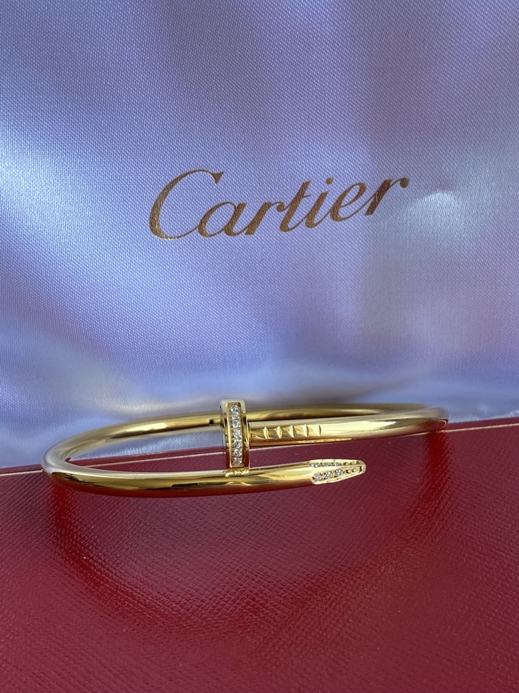 Brățară Cartier cui 19 aur cu diamante