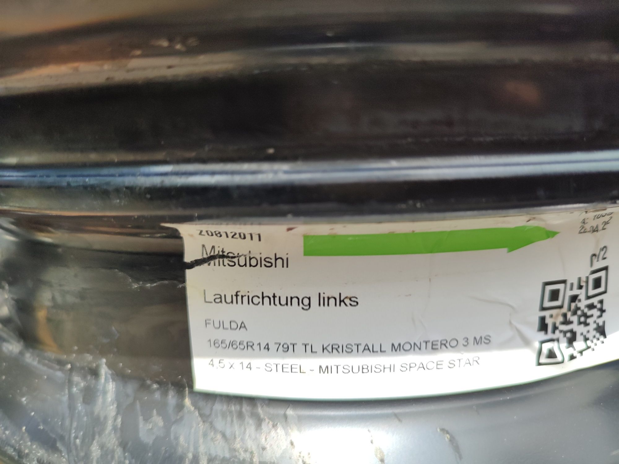 14" оригинални железни джанти за Mitsubishi Space Star