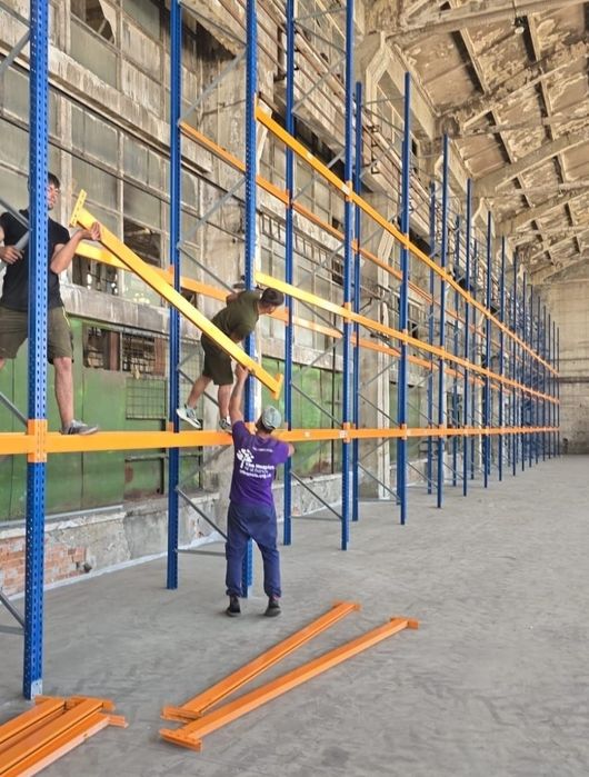 Rafturi metalice depozitare paleti industriale depozitare 6544