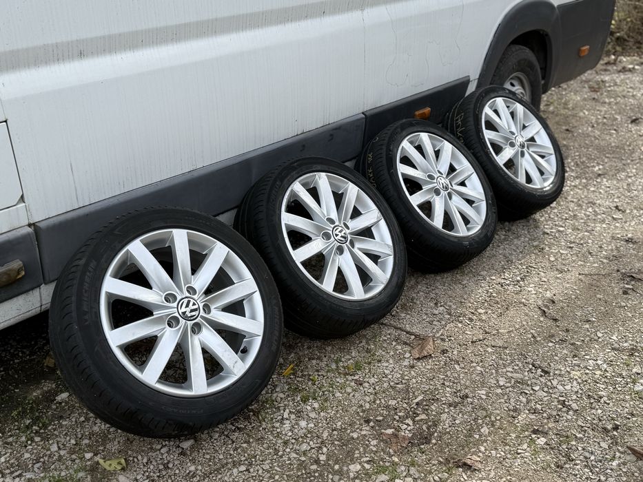 5x112 17 vw джанти с гуми Ет54 7J