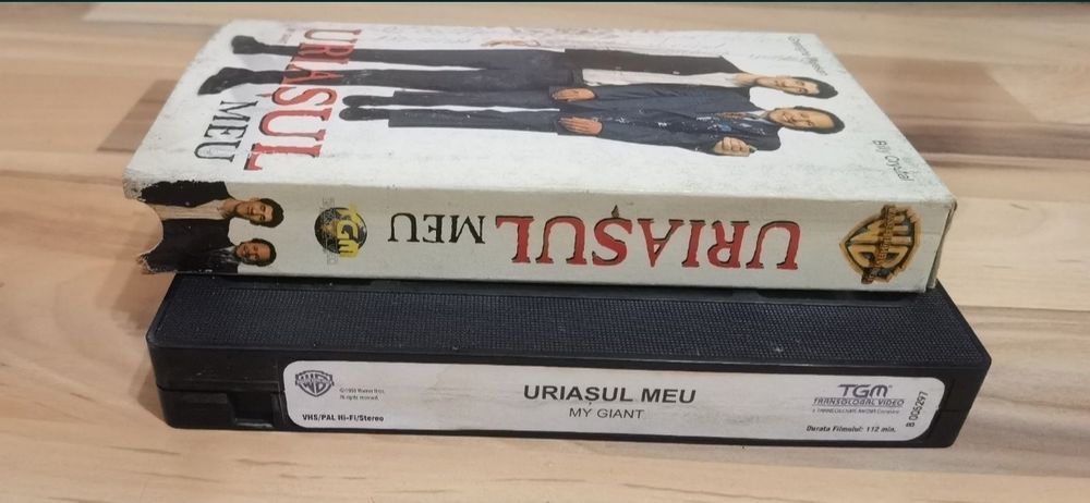 Retro VHS English patient My Giant cu autograf Ghiță Mureșan anul 1999