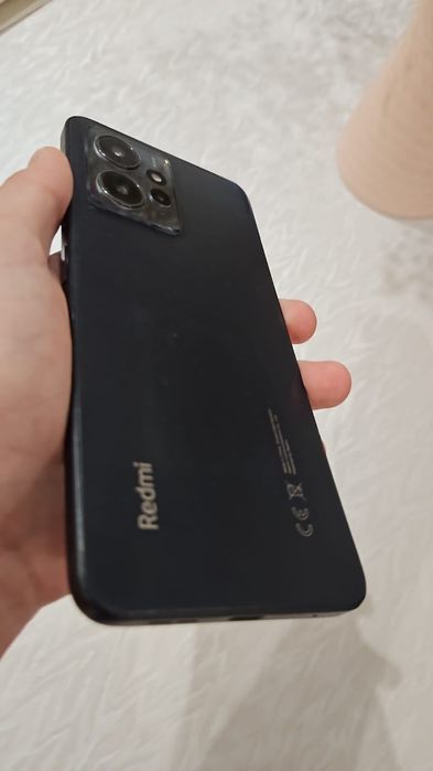 Xiaomi redmi note 12 с чехлом и зарядкой