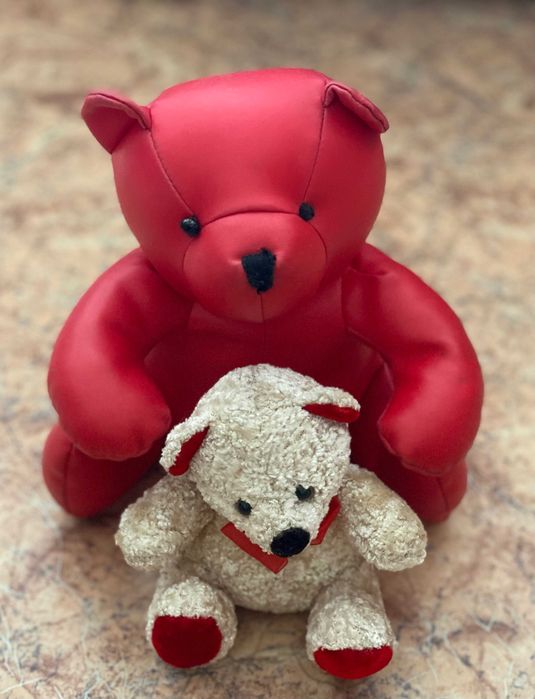 Набор Лот двух ярких мягких медвежат мишек для детей