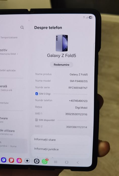 Vand Schimb Samsung Fold 5 512gb