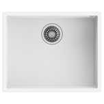chiuveta bucatarie teka maestro square 50.40, sub blat, white