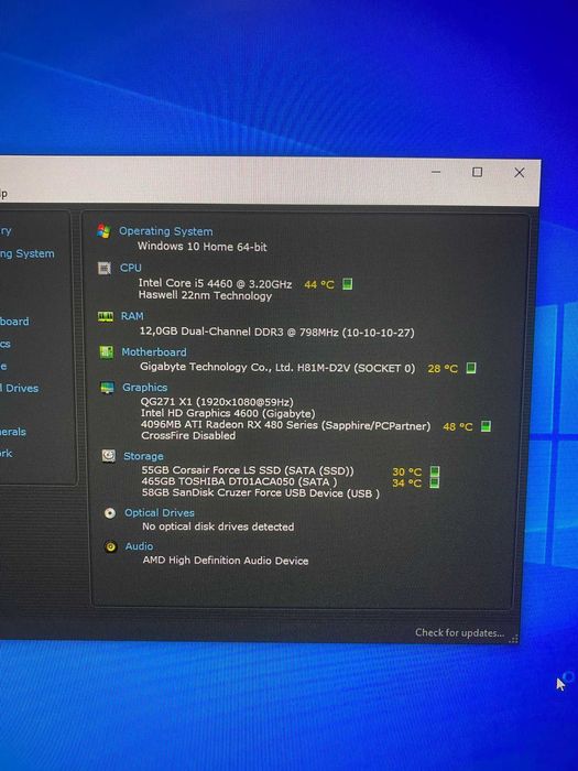 Pc Gaming i5-4460 3.2 ghz