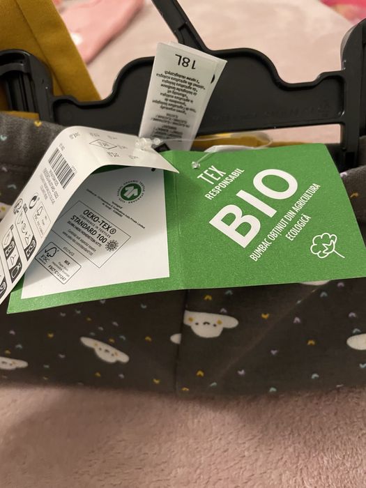 Set 2 perechi de colanti grosi 18 luni, noi