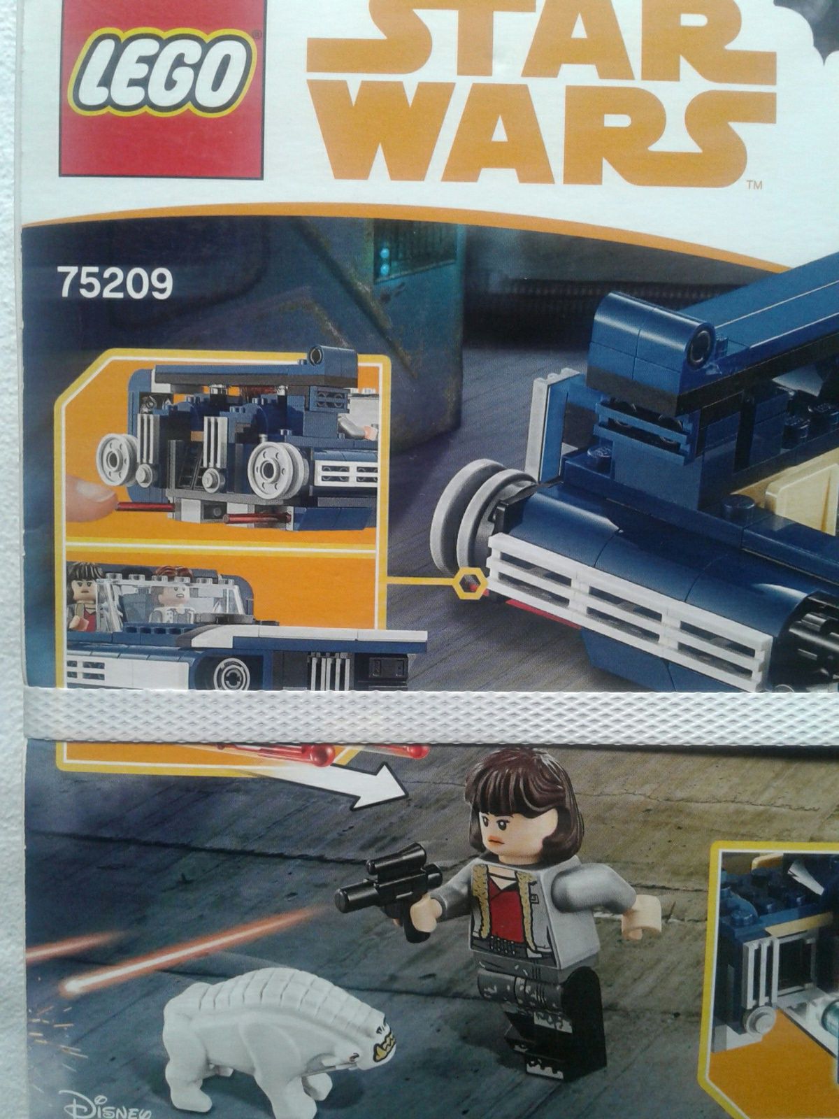 Landspeeder-ul lui Han Solo Lego StarWars 75209, 345p, nou, sigilat