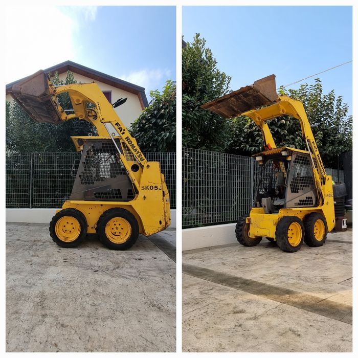 Miniîncarcător KOMATSU SK05J 1750h ORIGINALE  mini încărcător