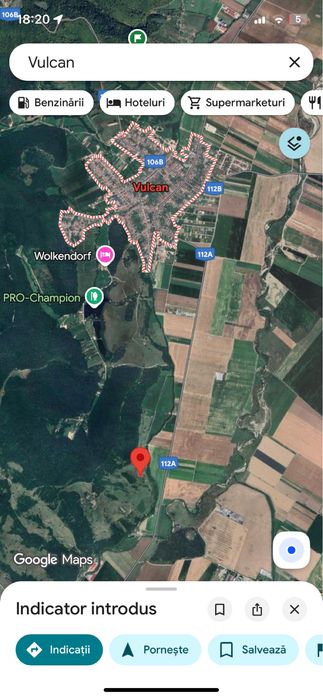 Teren extravilan situat in Com. Vulcan, jud. Brasov