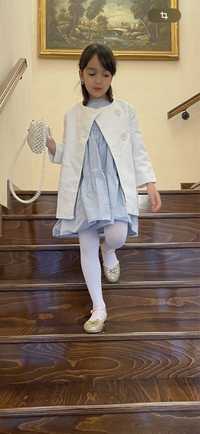 Palton de primavara Zara alb 122