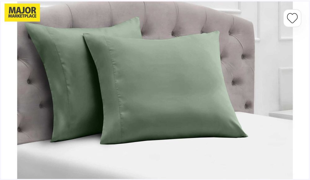 Față de pernă Mellanni 80x80 cm Set de 2 - cu închidere tip plic