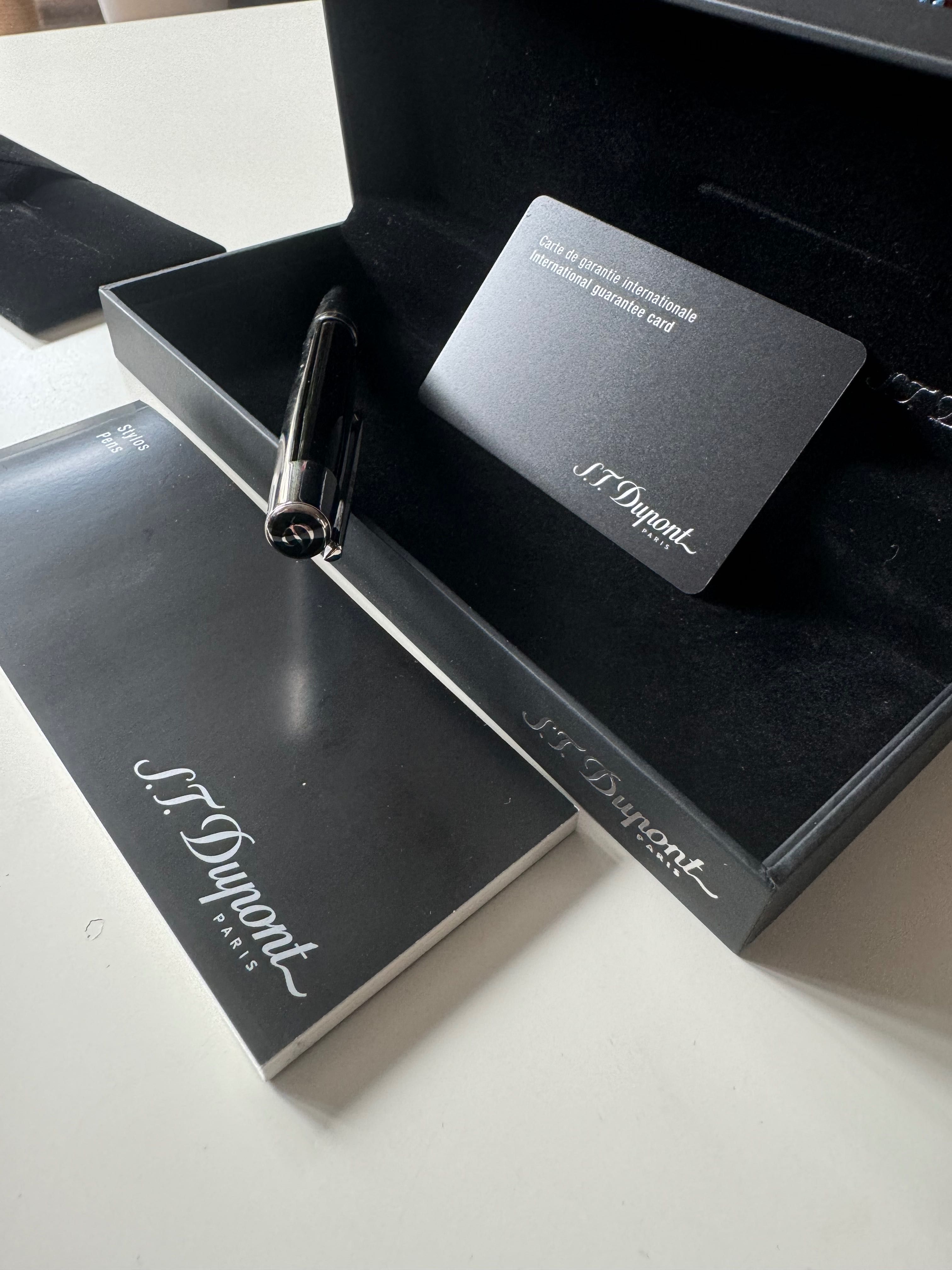 ХИМИКАЛКА S.T. DUPONT defi gun metal&composite