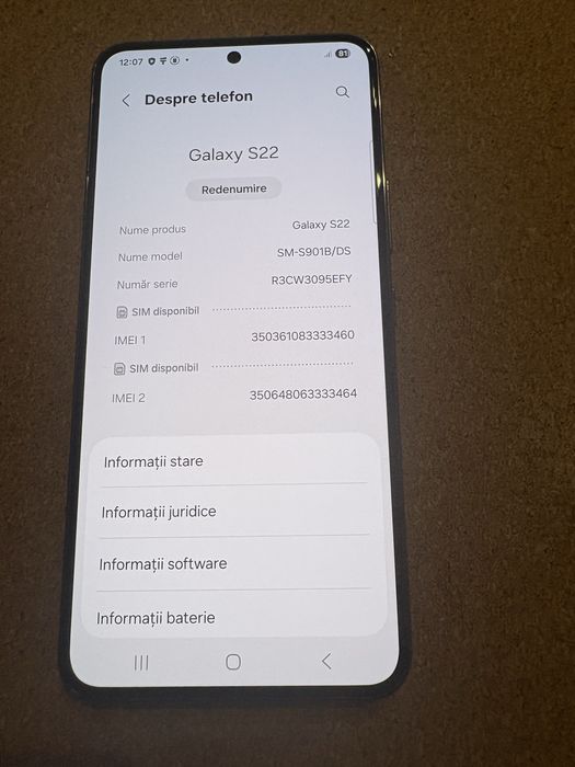 Samsung S901 Galaxy S22 5G 128 Gb ID-XXL2465