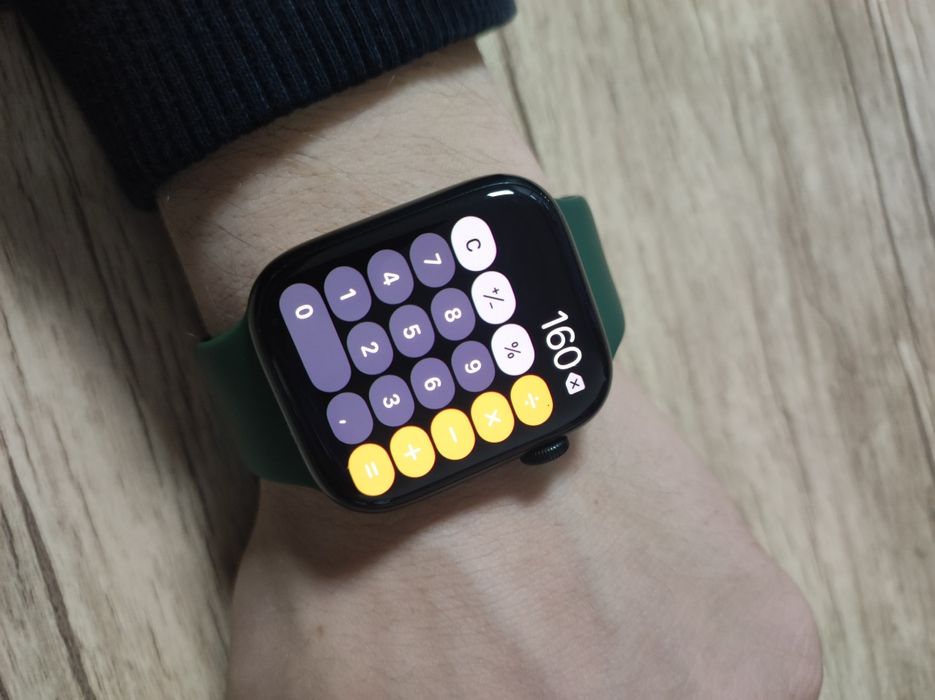 Apple watch 7 зелёный