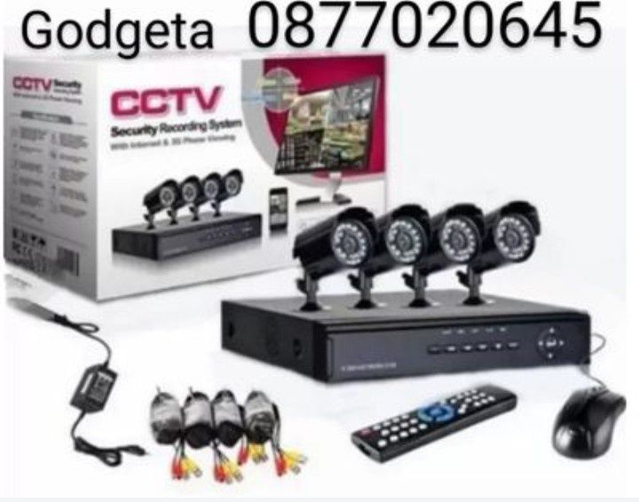 2 модела Пълен пакет  4 и 8 камери + Dvr CCTV Комплект за видеон
