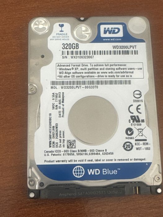 Ноутбук жесткии диск