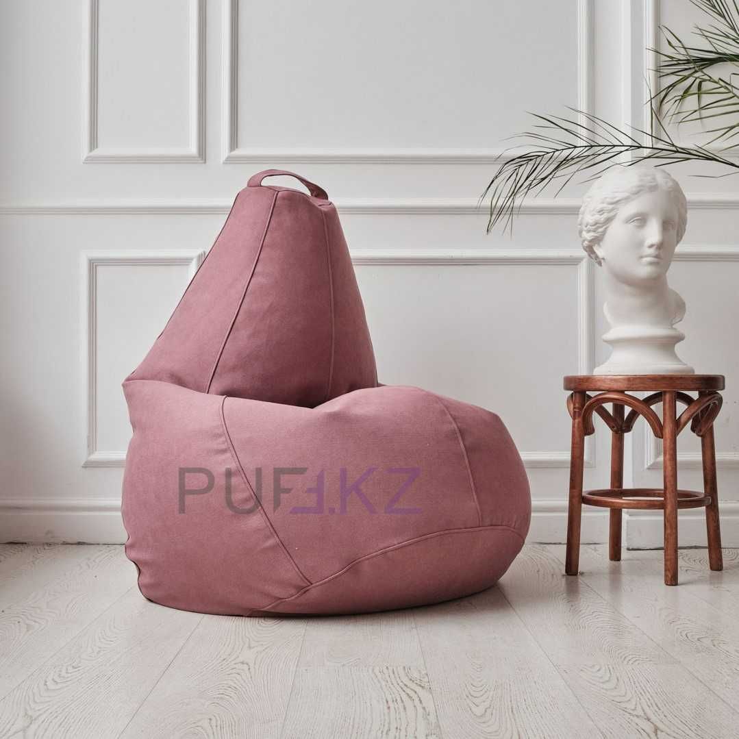 Мягкое бескаркасное кресло, мешок, груша, пуфик, подушка, диван