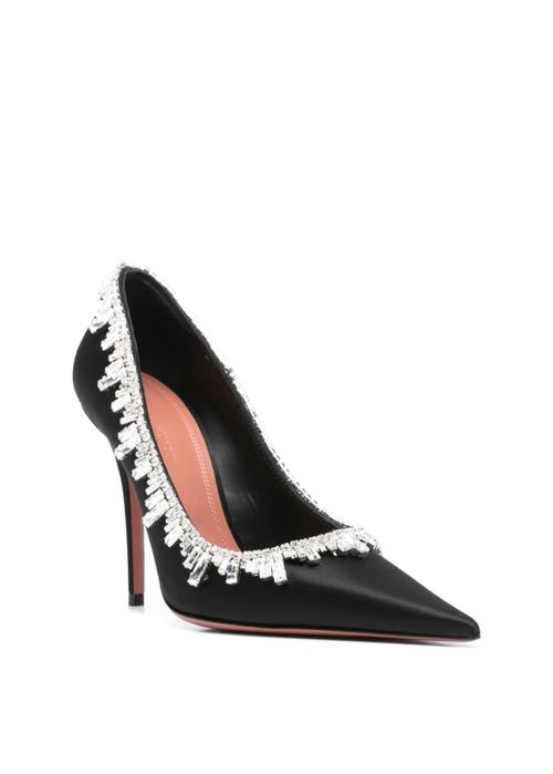 New Season Amina Muaddi 105mm crystal-embellished pumps