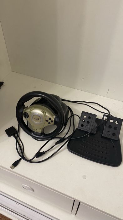 Руль и педаль для игр