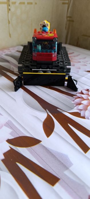 Детский конструктор снегоуборочная машина