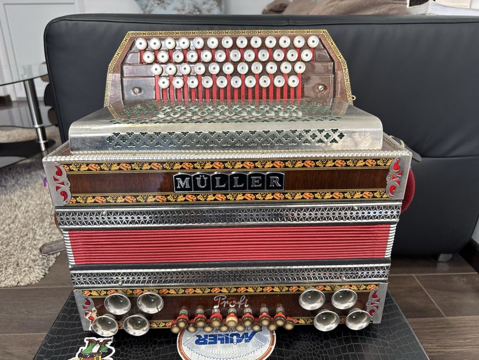 Acordeon Muller Profi diatonic muzica Antonelli