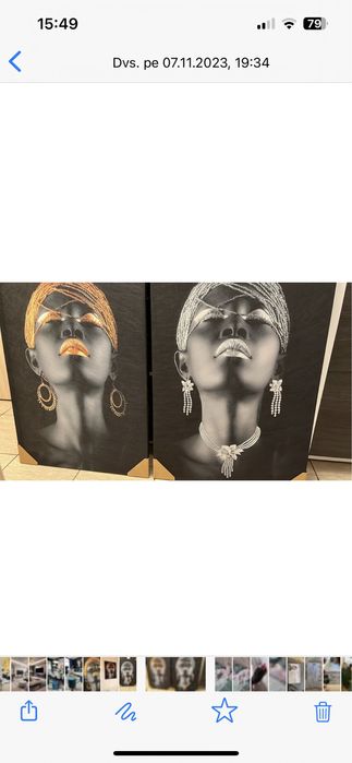 Tablou canvas cu lumini