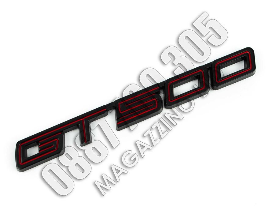 Емблема Мустанг GT 500 за Калник или задна броня Mustang Shelby GT500