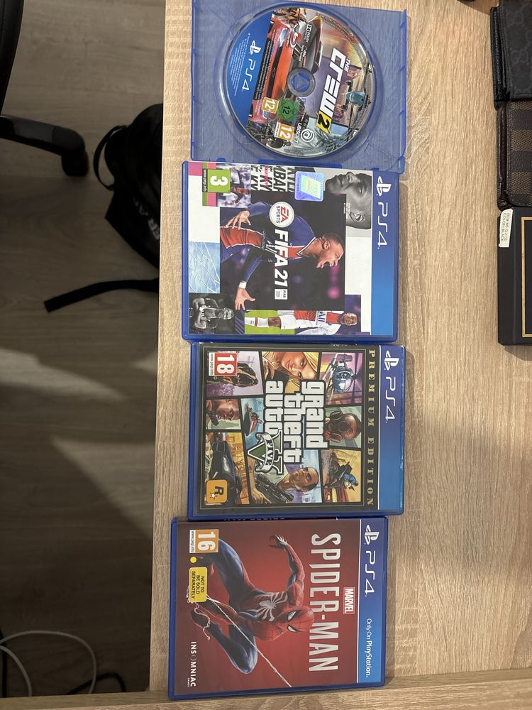 Fifa 23,GTA 5,The Crew 2,Spider-Man