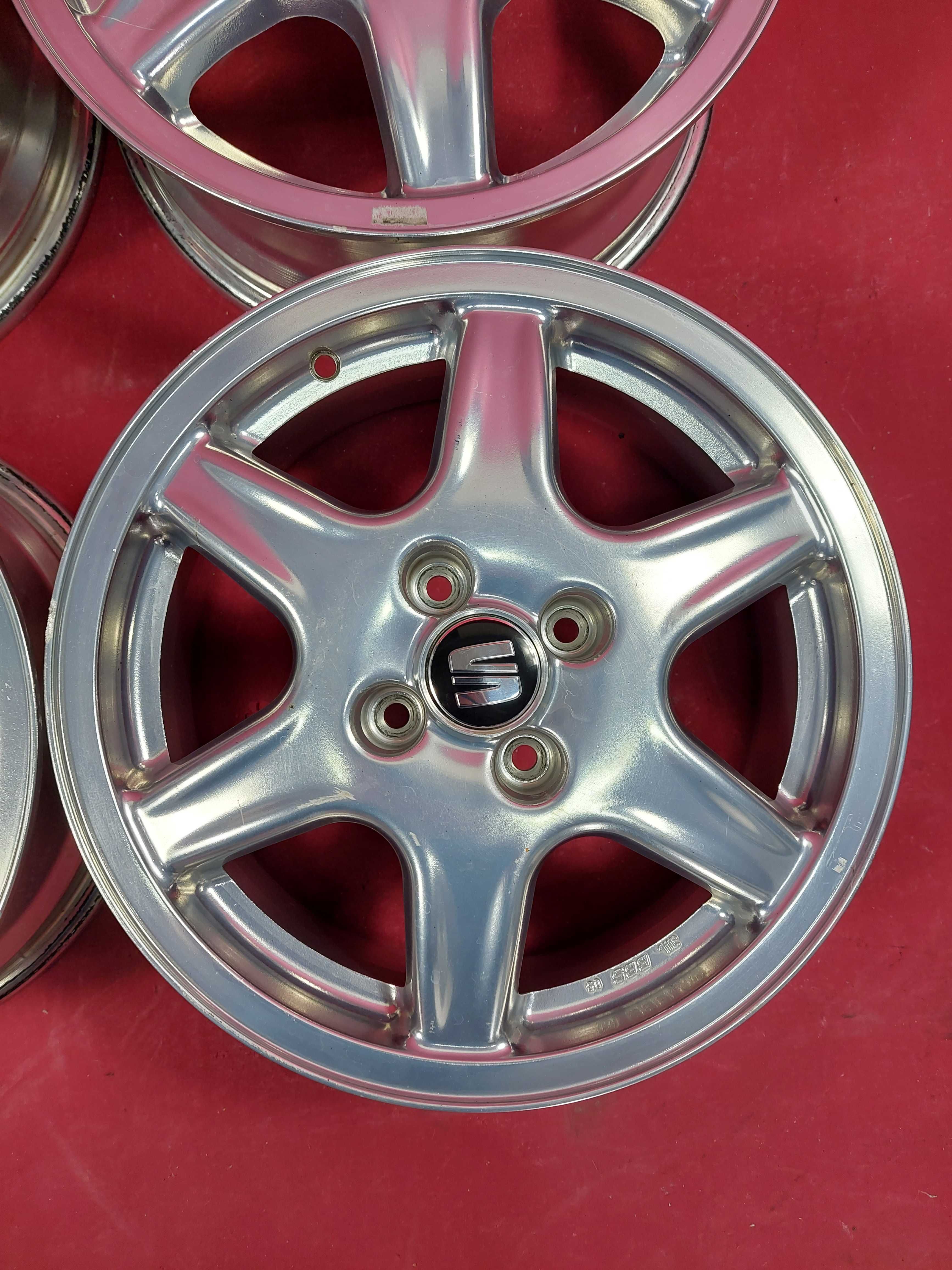 Jante Aliaj 4x100 15''  - OEM SEAT Mii - 6J ET 45 - FORJATE OEM BBS