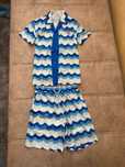 Set Casablanca albastru