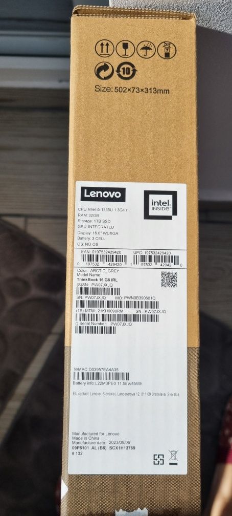 Lenovo ThinkBook i5 16"