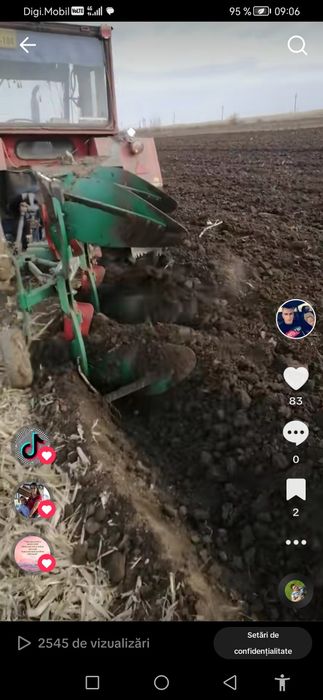 Vând plug reversibil