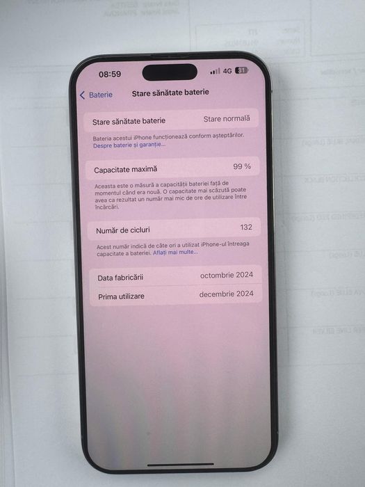 Iphone 16 pro max impecabil