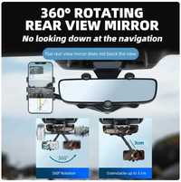 360° Телескопичен телефон държач за огледало в кола