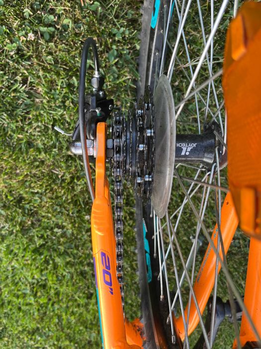 Bicicleta copii mtb CROSS Speedster Girl 20 - Portocaliu | 6-8 ani