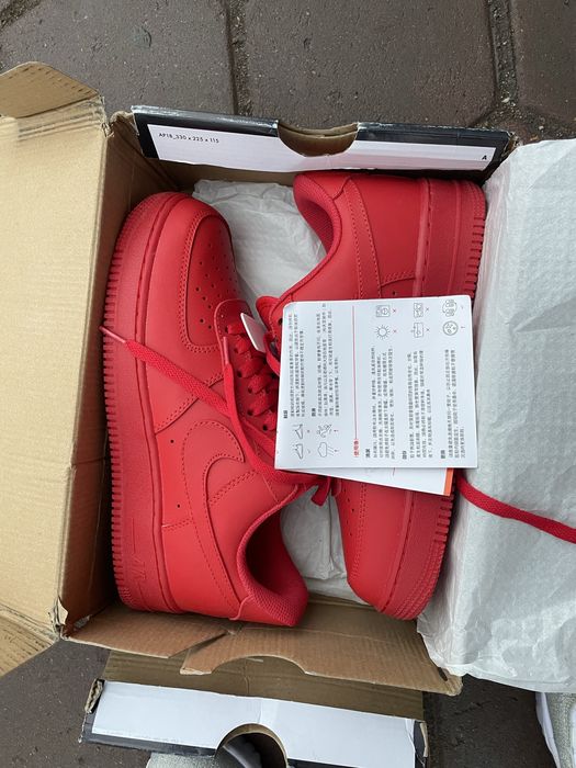 Air force 1 red