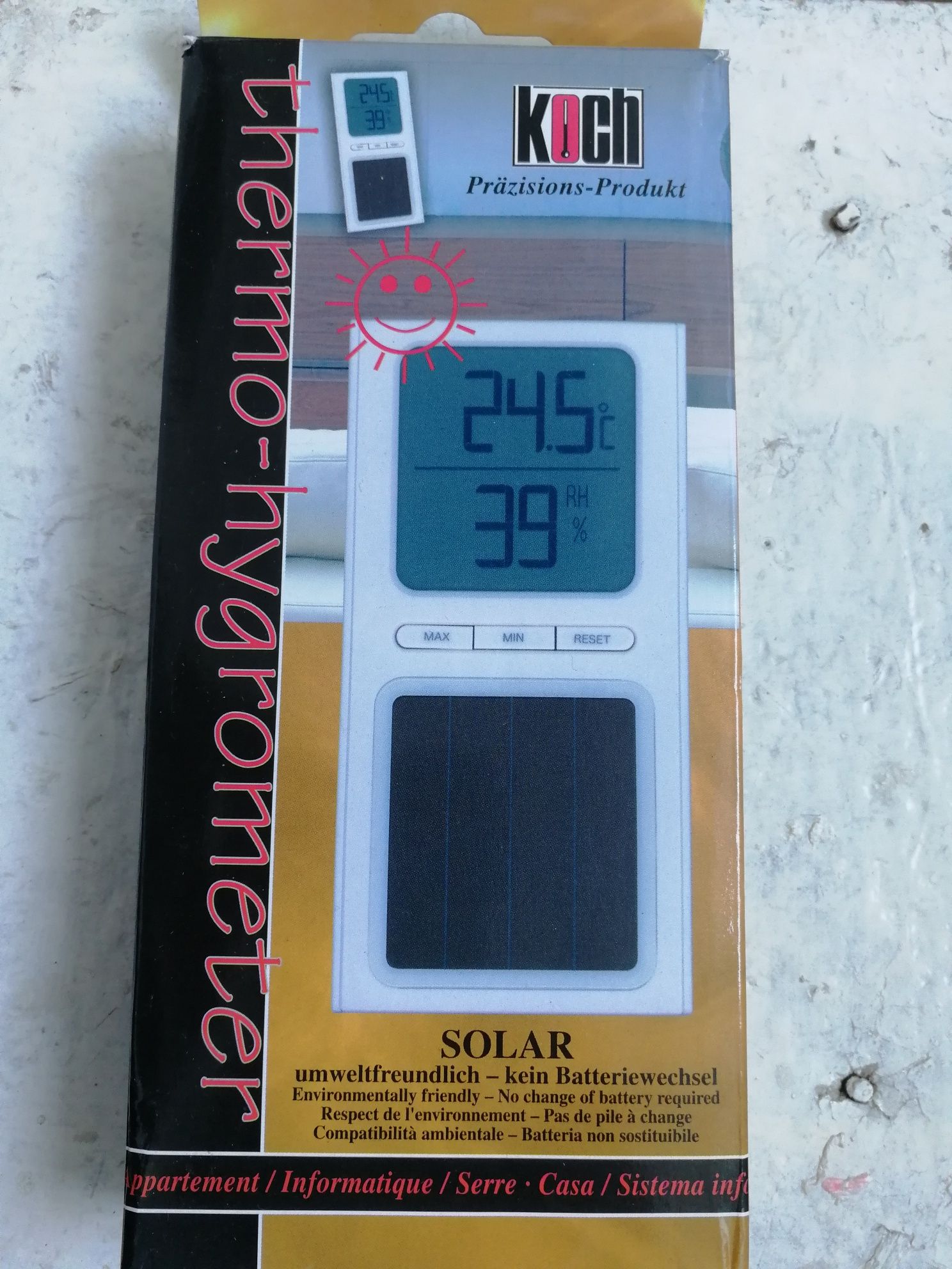 Senzor de temperatura si umiditate solar