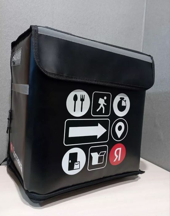 Термосумка для курьера, термокороб 40 х 40 х 25 для доставки