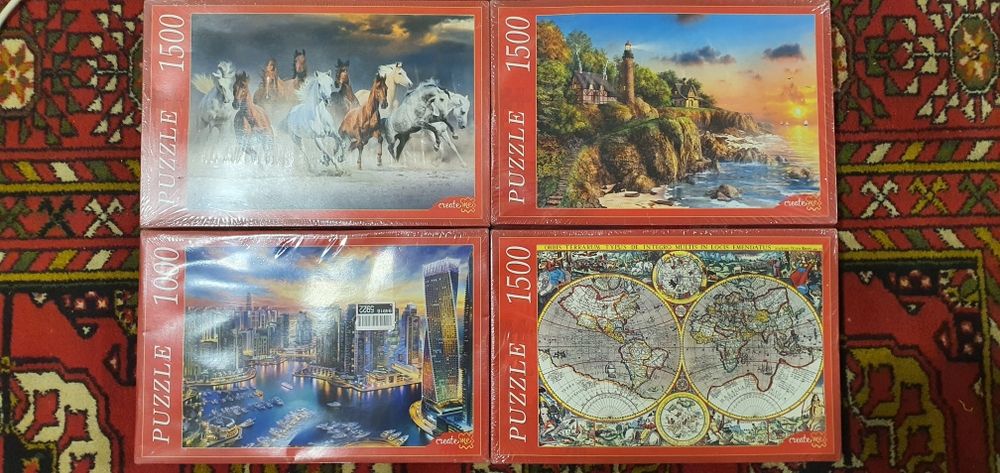 Продам 4 новых  пазла.