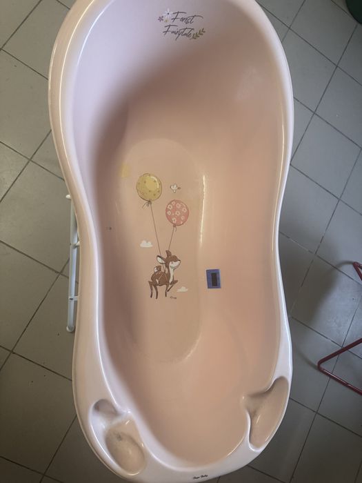 Cadita bebe cu cadru si senzor temperatura