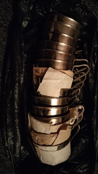 Мельхиоровые подстаканники 15шт