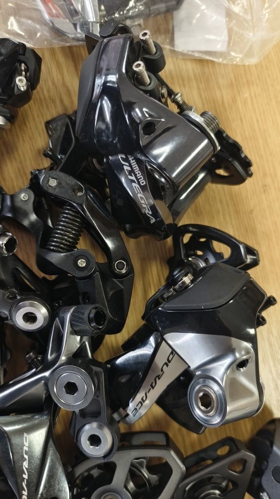 Задени и предни дерайльори Shimano 105,Ultegra,Dura Ace -SS,GS 11SP