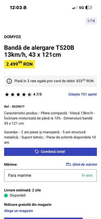 Banda de alergat Domyos